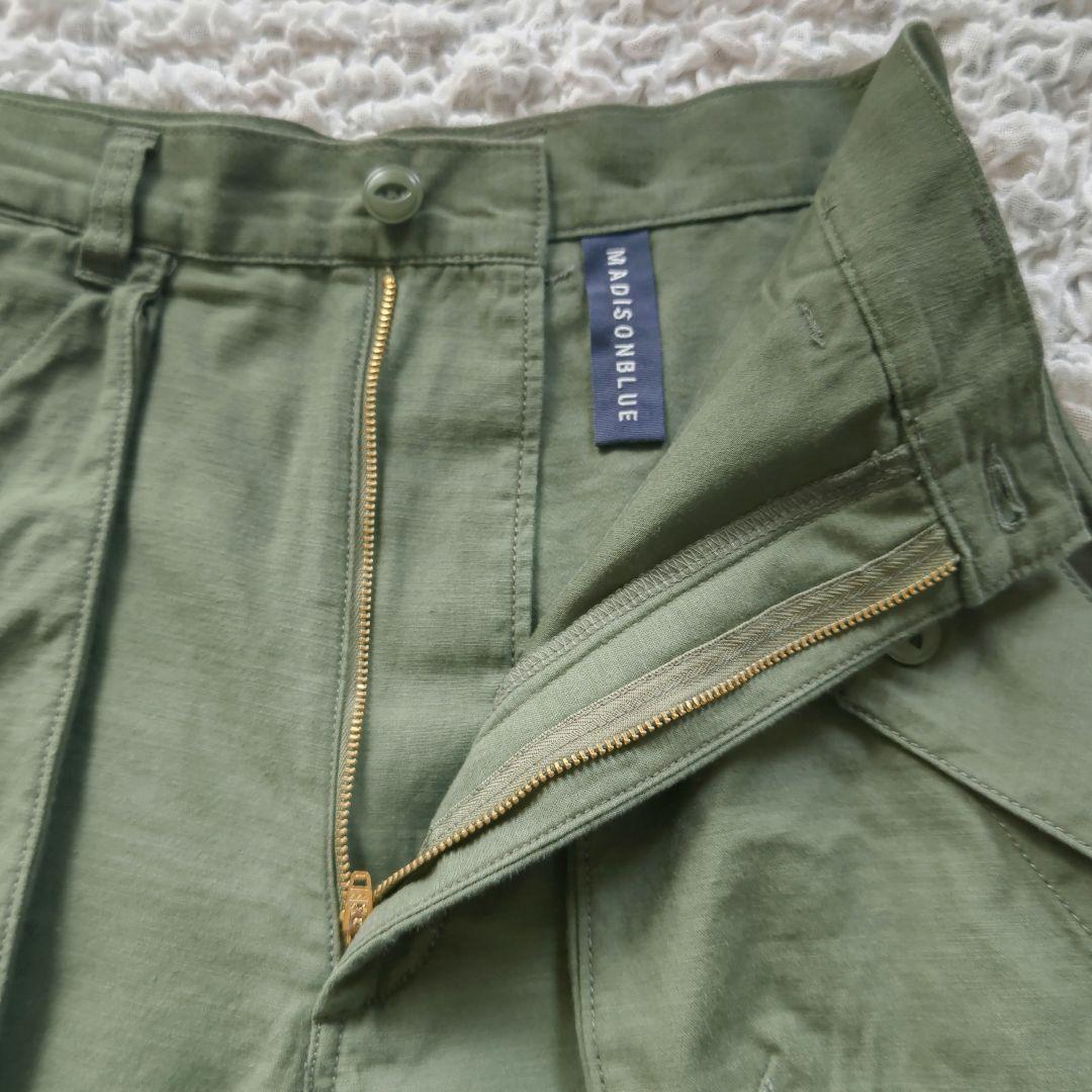 MADISON BLUE / マディソンブルー　ミリタリーキュロット　カーキ