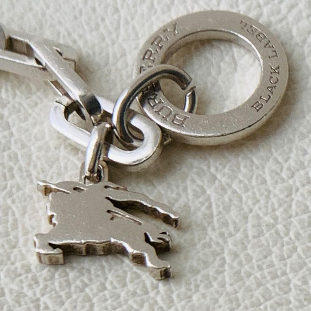 バーバリーブラックレーベル SV925 シルバー チェーン ブレスレット ホース