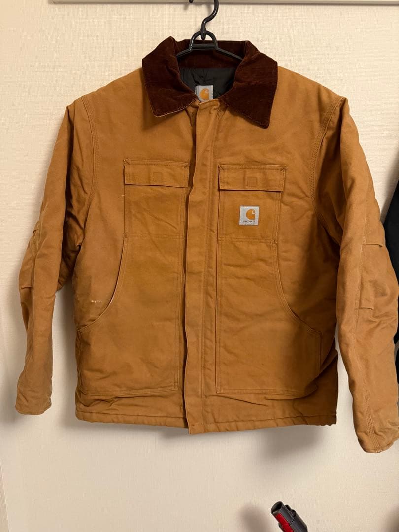 た*い様 Carhartt ブラウンジャケット コーデュロイ襟付き