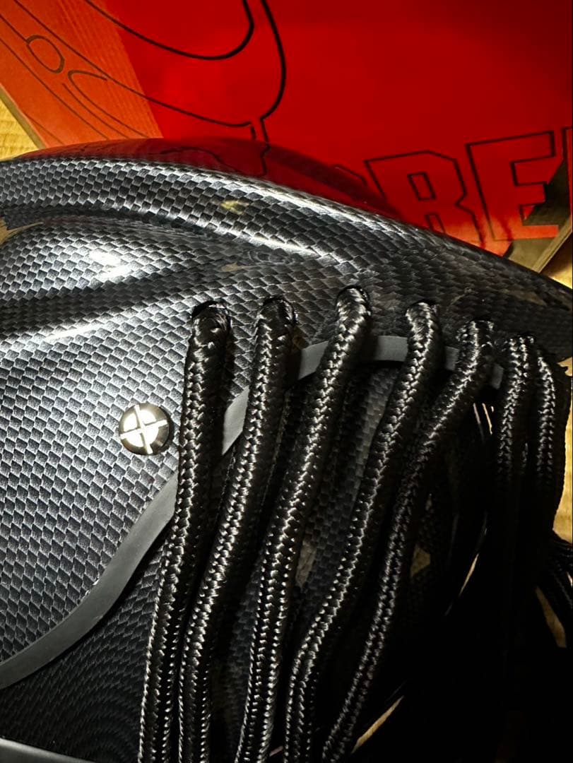 プレデター ヘルメット カーボンファイバー風