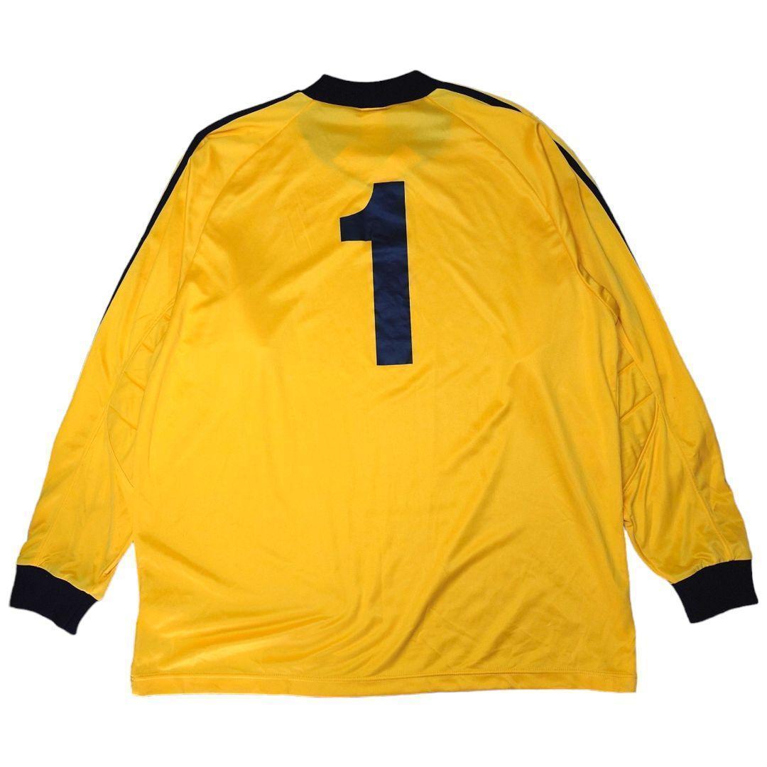 00s adidas　キーパーシャツ　アディダスピステ　ビッグサイズゲームシャツ