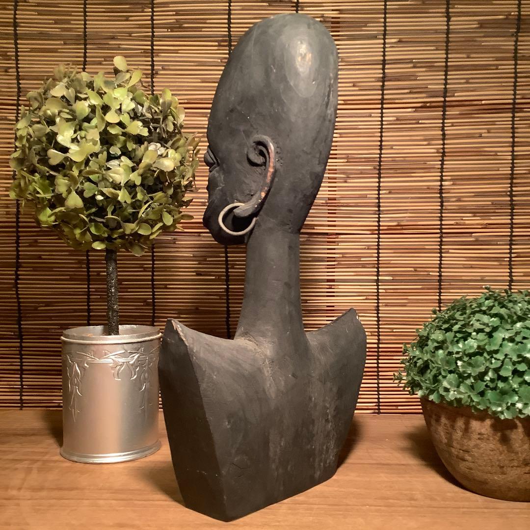 16世紀・エチオピア少数民族「魔除礼拝木彫像」除霊・精霊・生霊・アミニズム・木彫