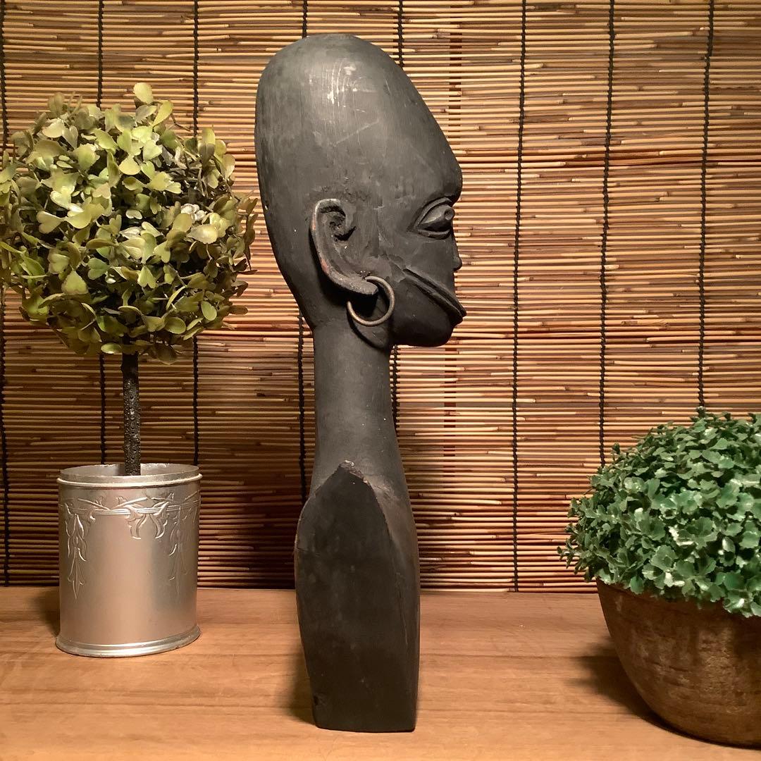 16世紀・エチオピア少数民族「魔除礼拝木彫像」除霊・精霊・生霊・アミニズム・木彫