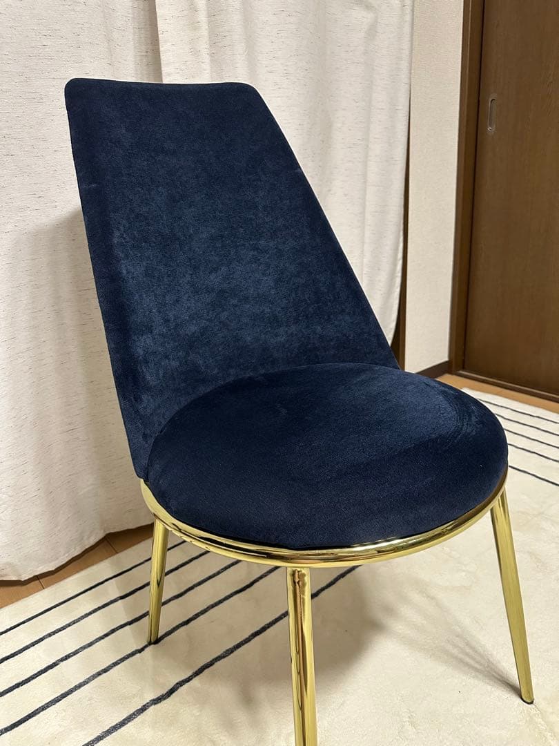 Francfrancフェリシテチェア2ネイビー　一脚