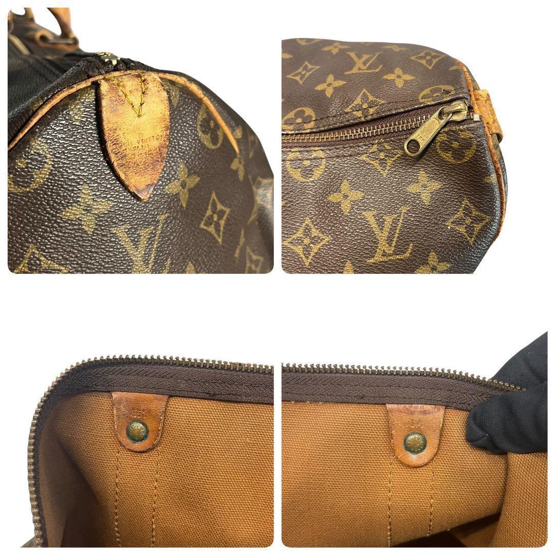 【鑑定済】ルイヴィトン　モノグラム　キーポル50　ボストンバッグ　茶色　ブラウン