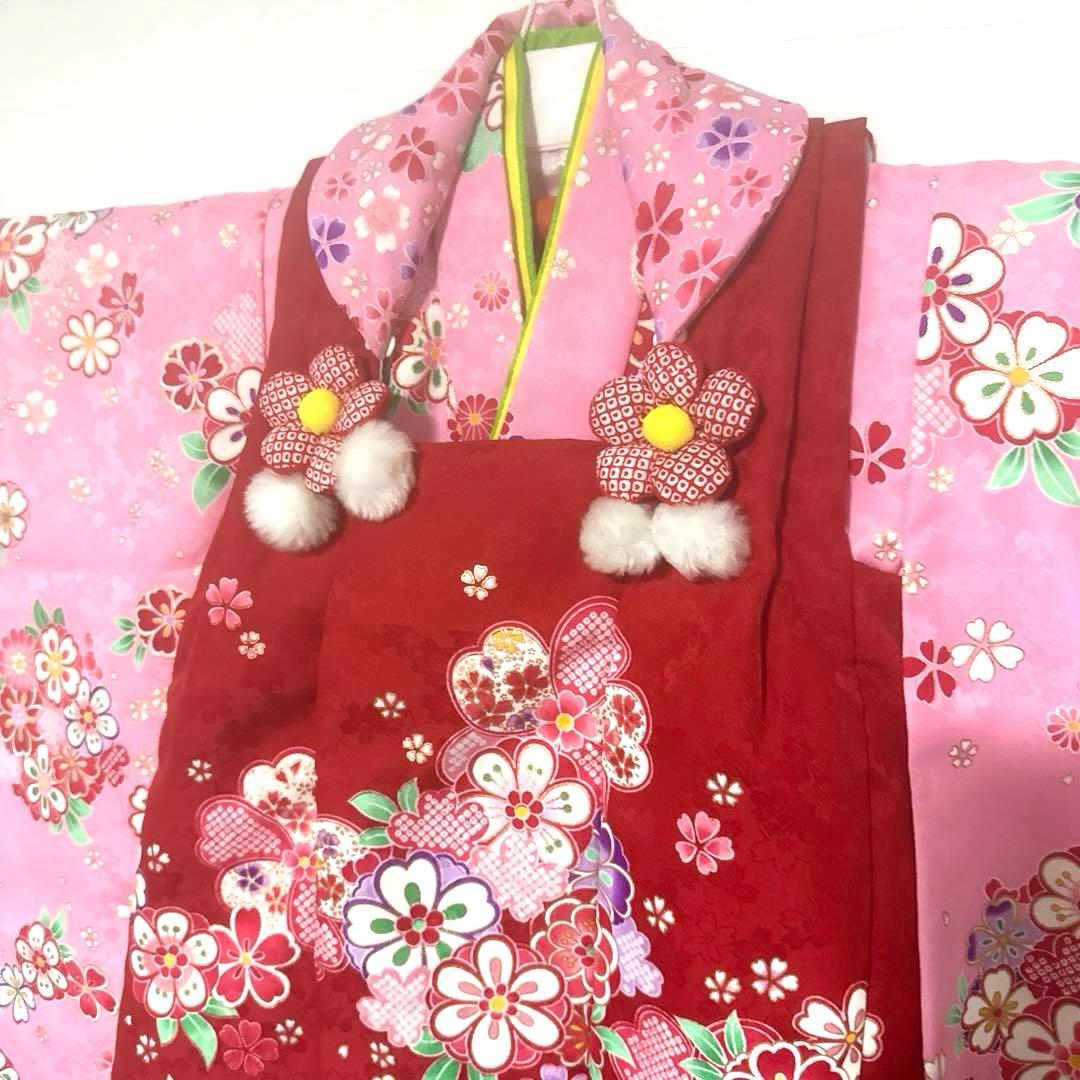 着物 七五三 3歳 女の子 フルセット 陽気な天使 中古品 子供着物