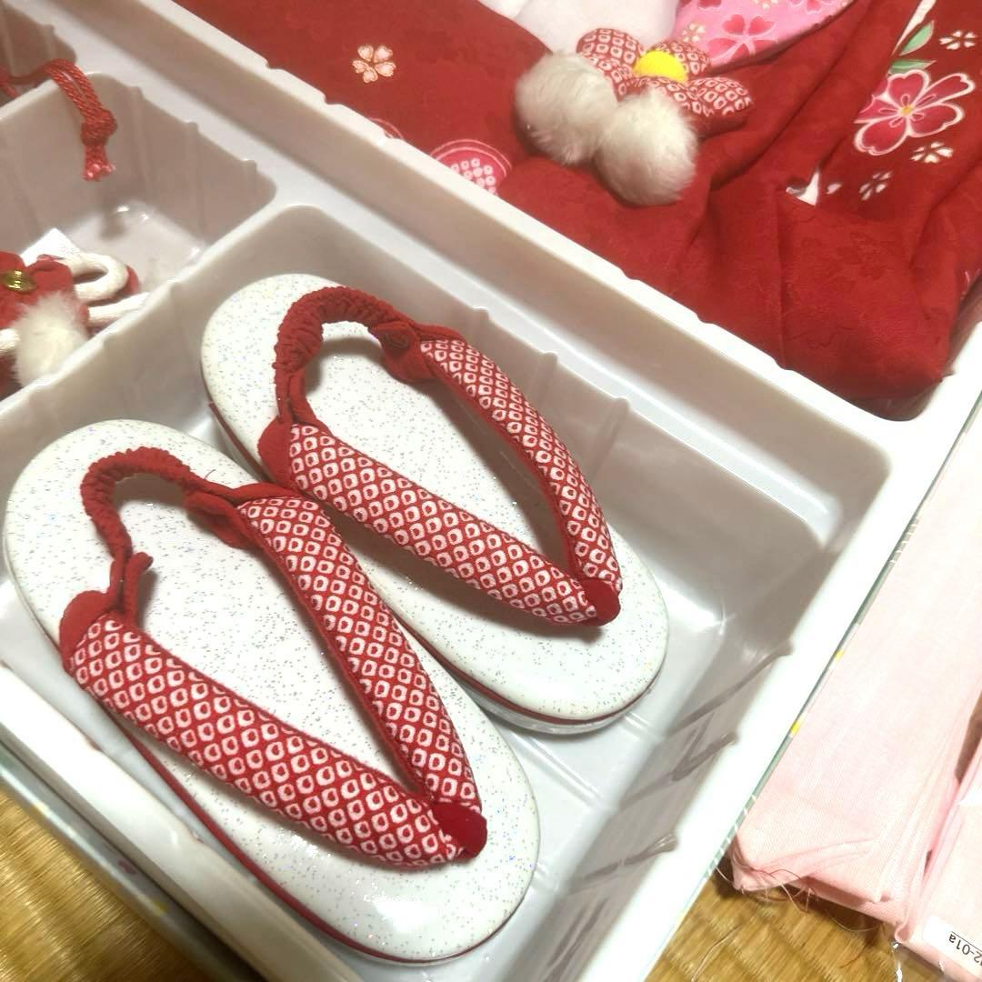 着物 七五三 3歳 女の子 フルセット 陽気な天使 中古品 子供着物