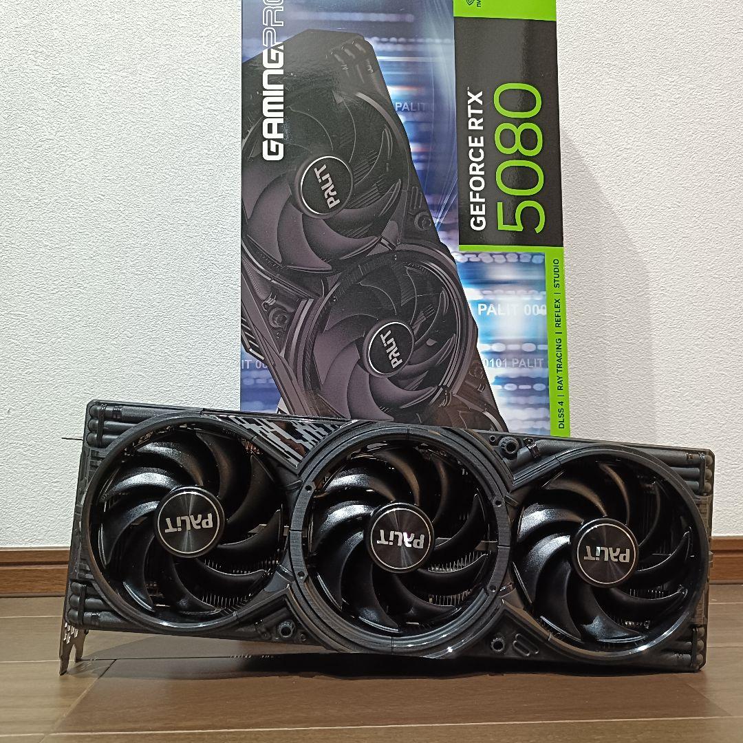 グラフィックボード・グラボ・ビデオカード Palit GeForce RTX5080 Gaming Pro 16GB