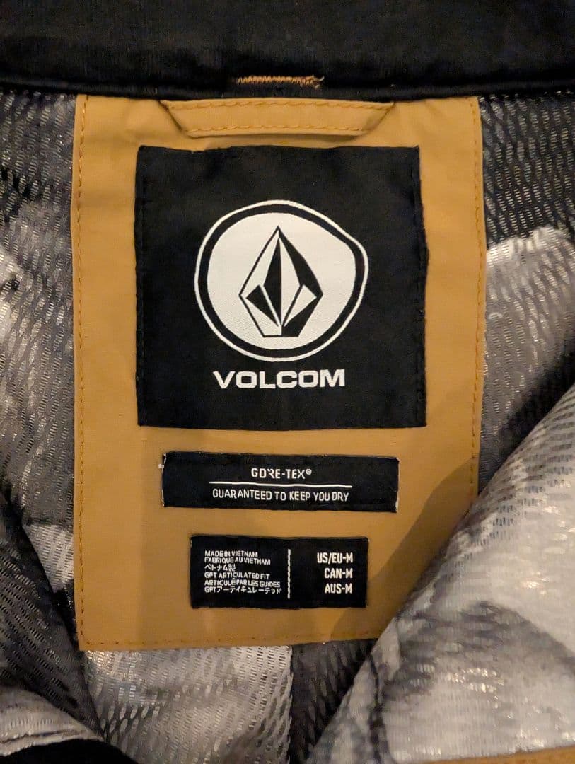 VOLCOM GORE-TEX スノーボードパンツ Mサイズ ベージュ