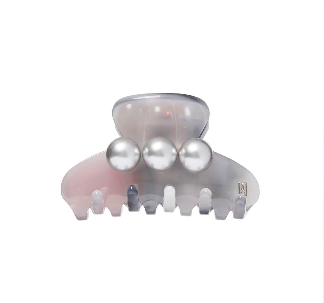 【新品未使用未開封】alexandre de paris パール　S クリップ