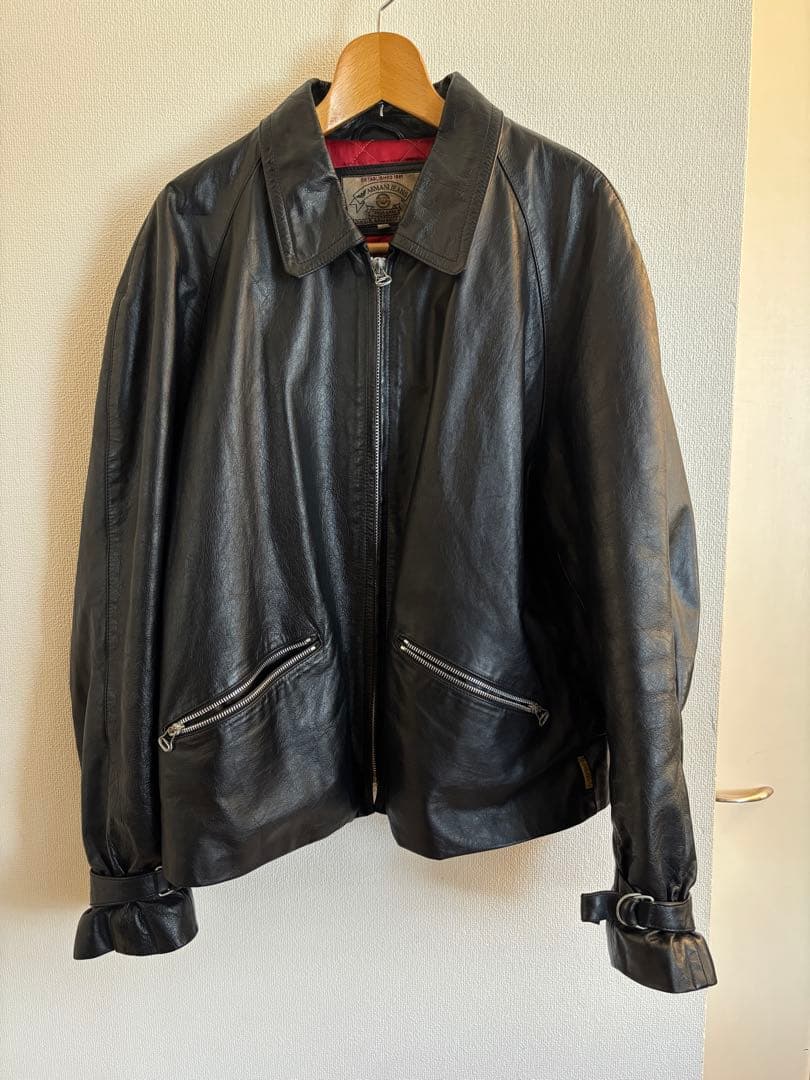ジャケット・アウター Armani jeans leather jacket