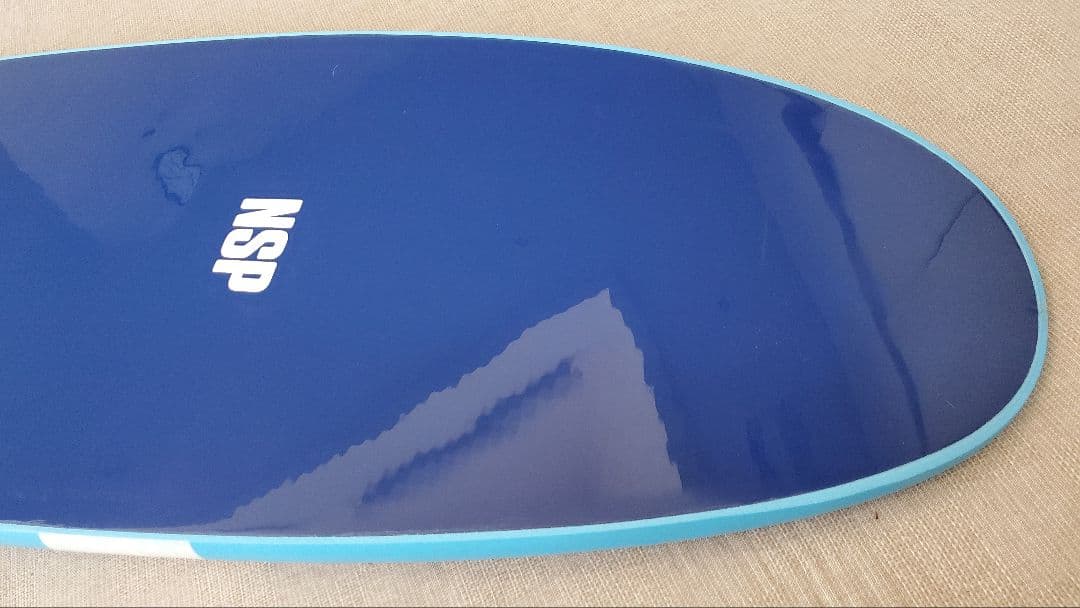 NSP サーフボード 7'0\" ソフト 7ft フィン＆リーシュ＆ワックス付き