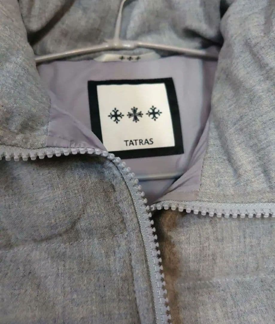 【最終お値下げ】TATRAS グレー ダウンジャケット カシミヤ ウール 01