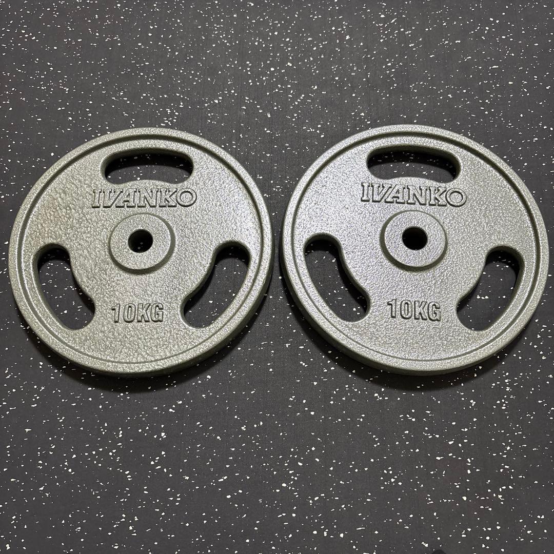 IVANKO ペイントEZグリッププレート 10kg 2枚セットΦ28mm 美品