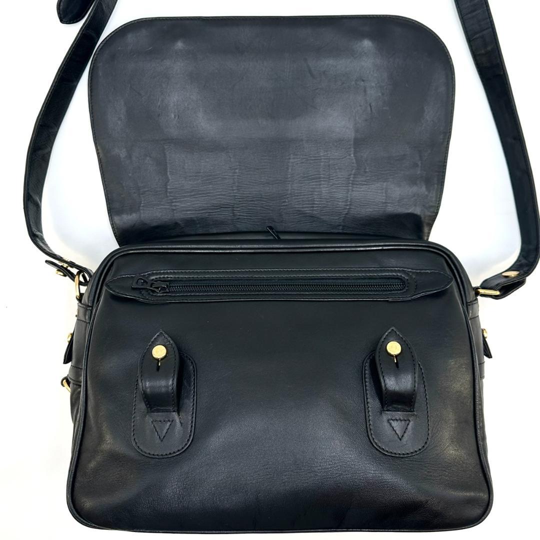 HUNTING WORLD キャリーオール オールレザー メッセンジャーバッグ