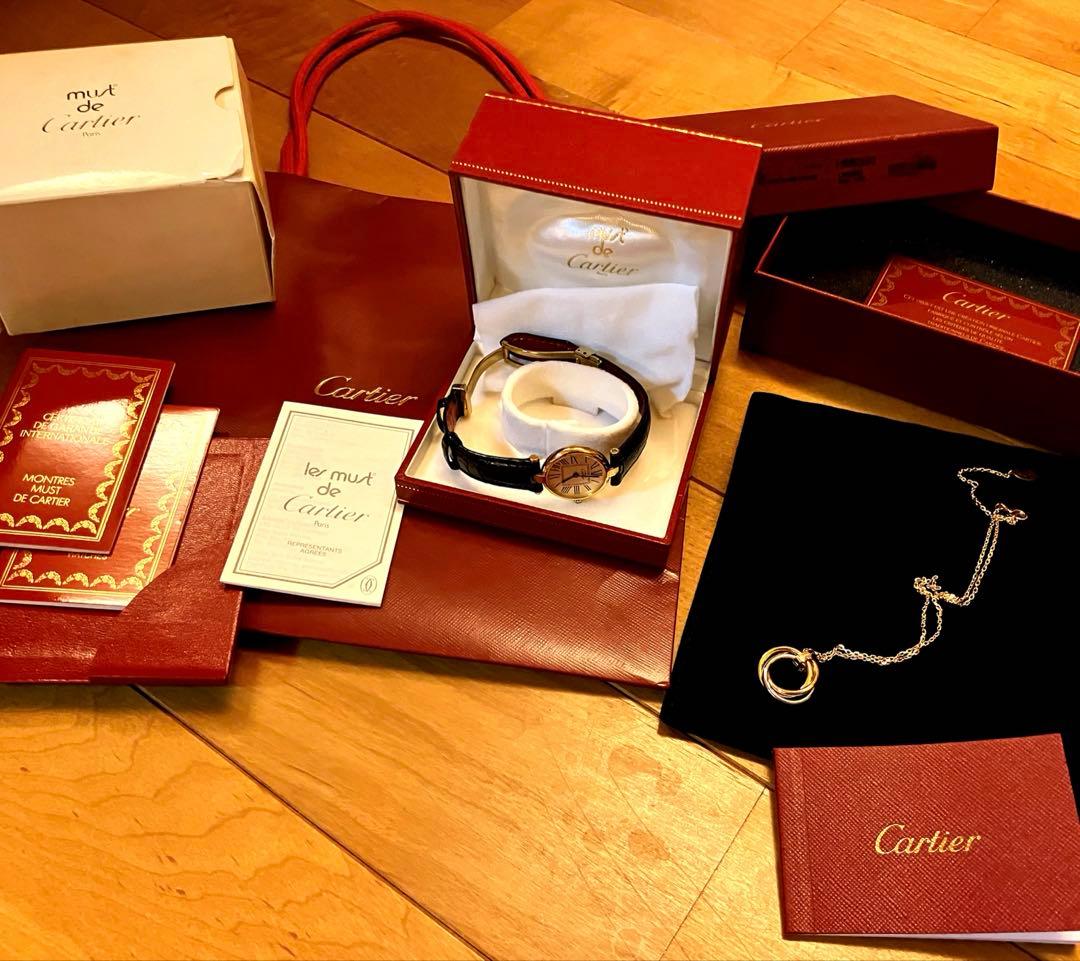 早い者勝ち⭐︎本物保証⭐︎超素敵Cartier マストヴァンドーム　＆おまけつき