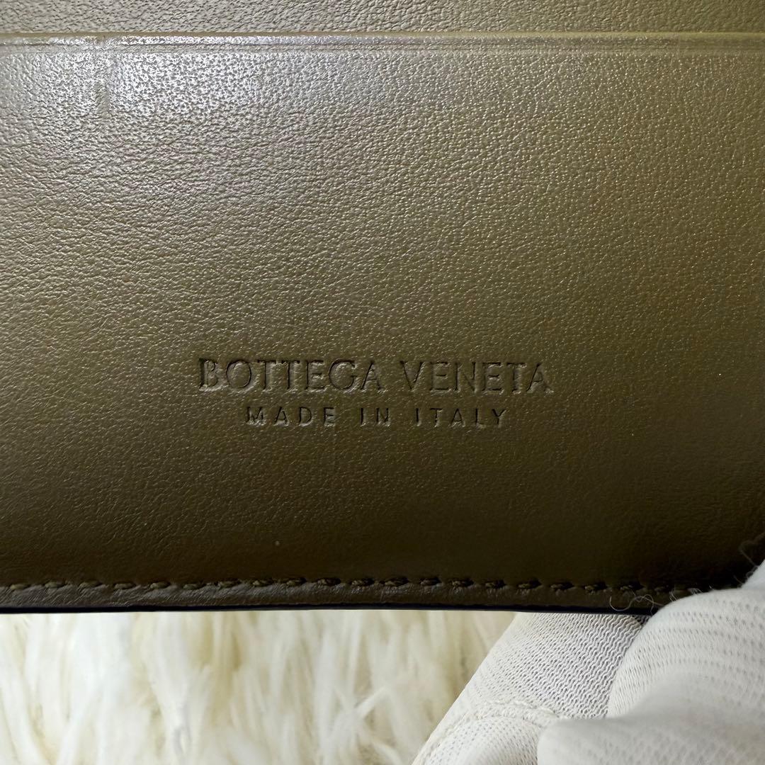 ✨極美品✨ボッテガヴェネタ カセット マネークリップ 折り財布 ネイビー