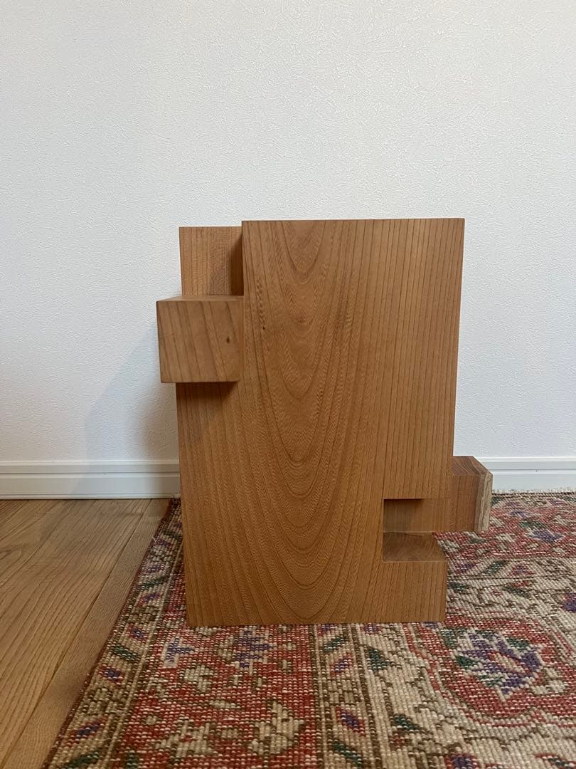 北田浩次郎　彫刻　作品　スツール　一点物