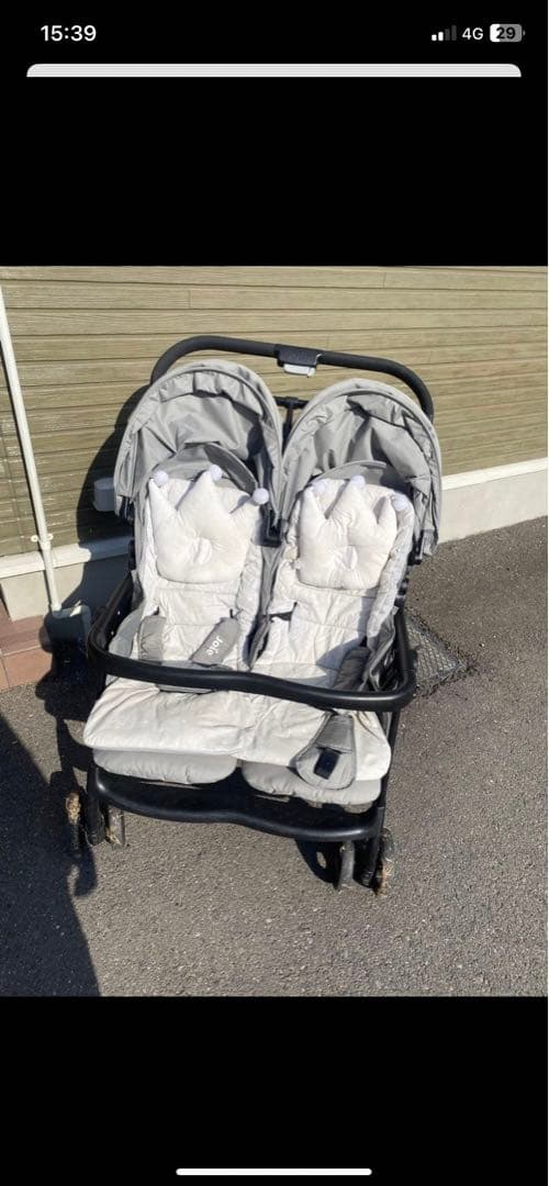 双子　ベビーカー