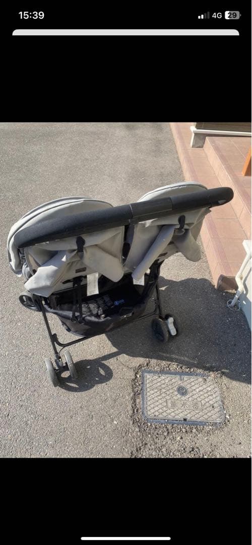 双子　ベビーカー