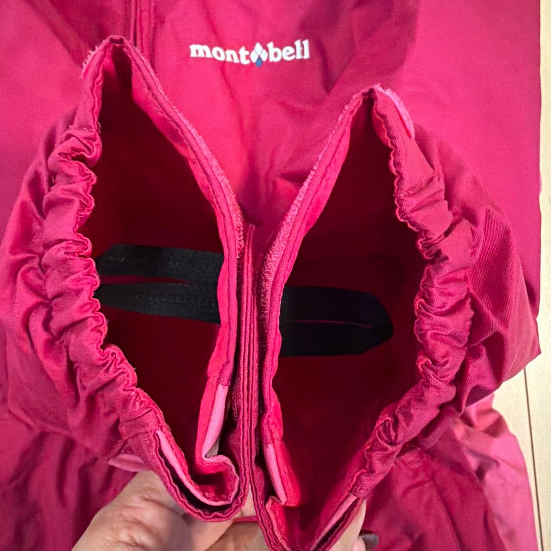 montbell 子ども用スキーウェア ピンク 110サイズ ジャンプスーツ