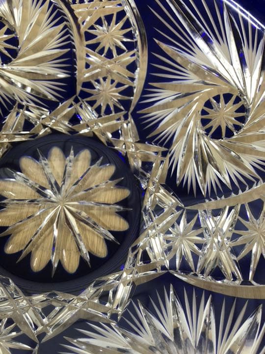 【美品】ケーニッヒ　クリスタル皿　ガラス皿