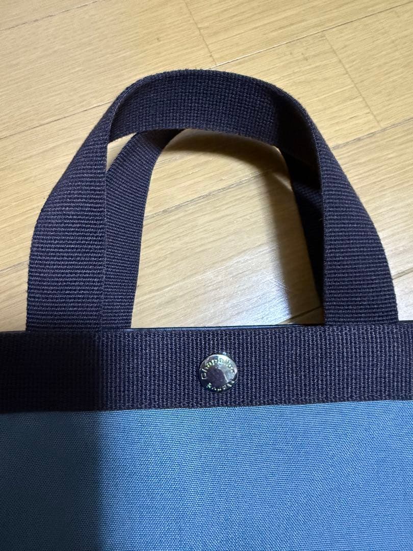 【極美品】エルベシャプリエ　トートバック　704C フュズィ×モカ