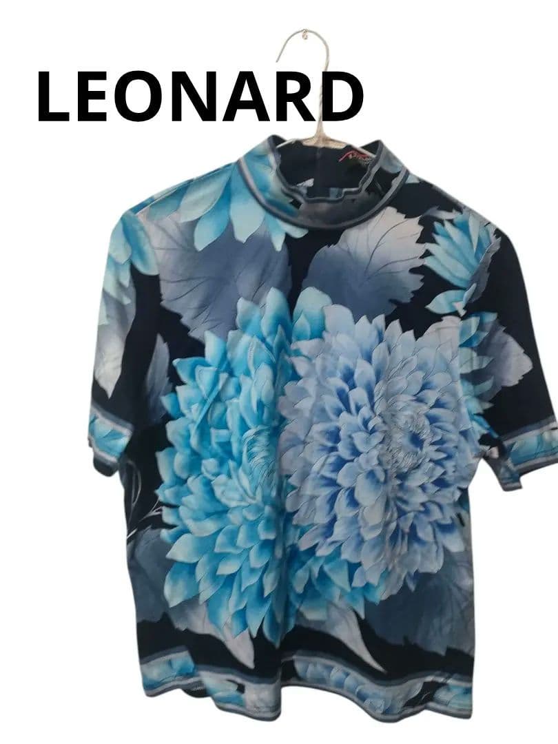 d6 レオナール　LEONARD　トップス　半袖　カットソー　シャツ　LL