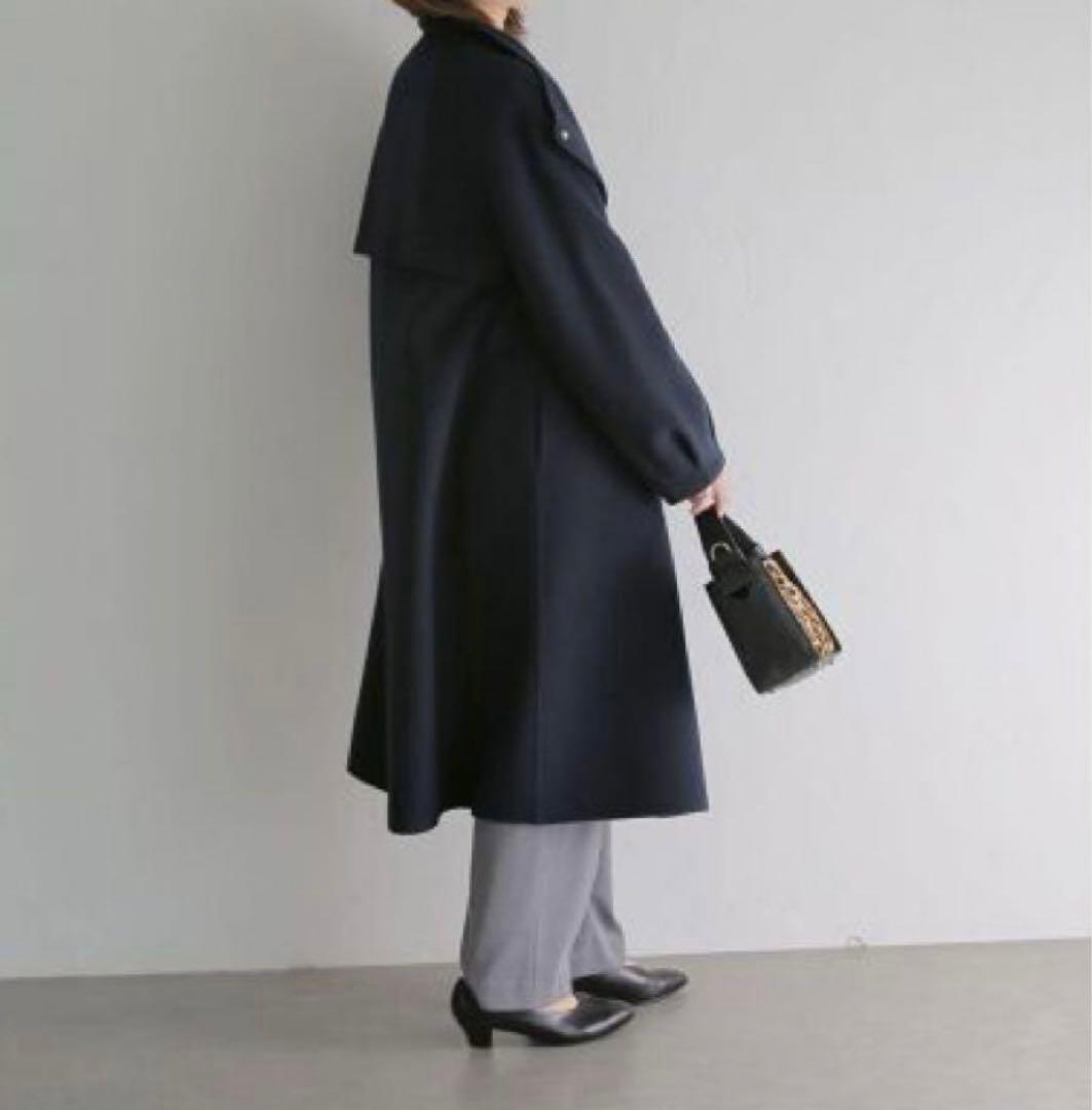 LaTotalite リバーハイネックロングコート