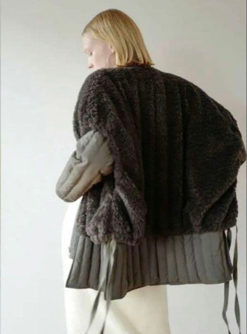 CLANE クラネ ボアベストレイヤード　ダウンジャケット