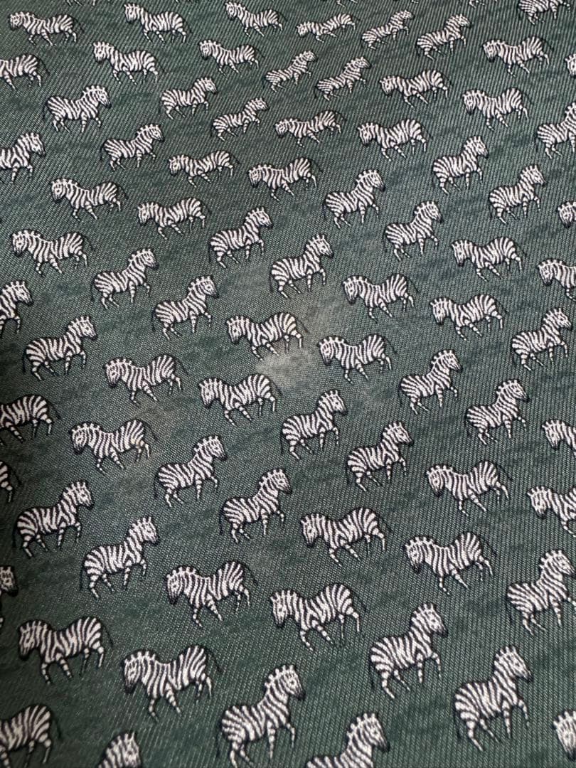 HERMES シマウマ模様 マフラー