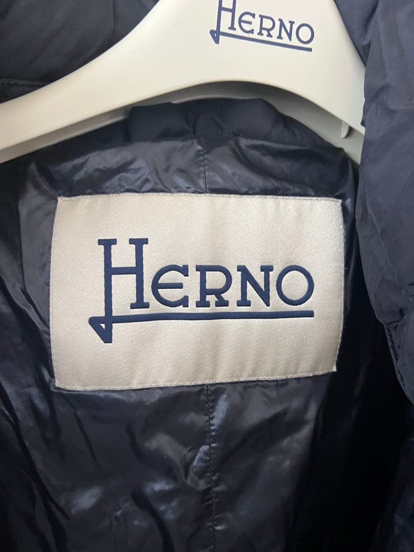 Herno 黒 ロングダウンジャケット