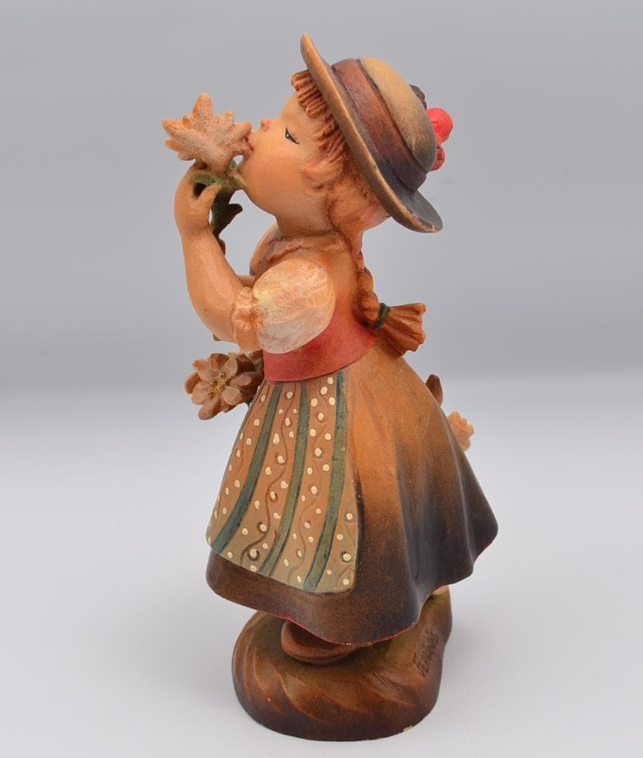 黄金の花　少女　アンリ　ANRI　フェランディス　イタリア　高さ17ｃｍ