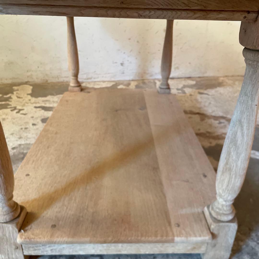 ドロップリーフサイドテーブル　ドロップリーフコーヒーテーブル　テレビ台　剥離