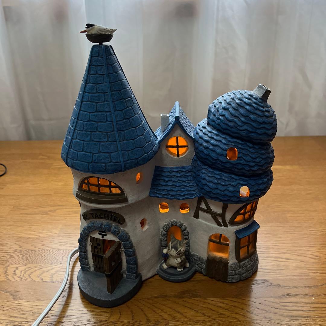 ダヤンわちふぃーるど WachiField タシルランプ 青屋根 置物