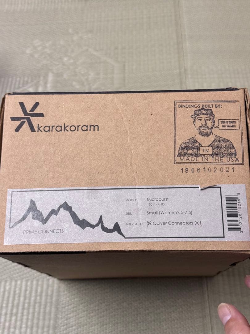 新品未使用　カラコラム　karakoram マイクロバースト Sサイズwomen