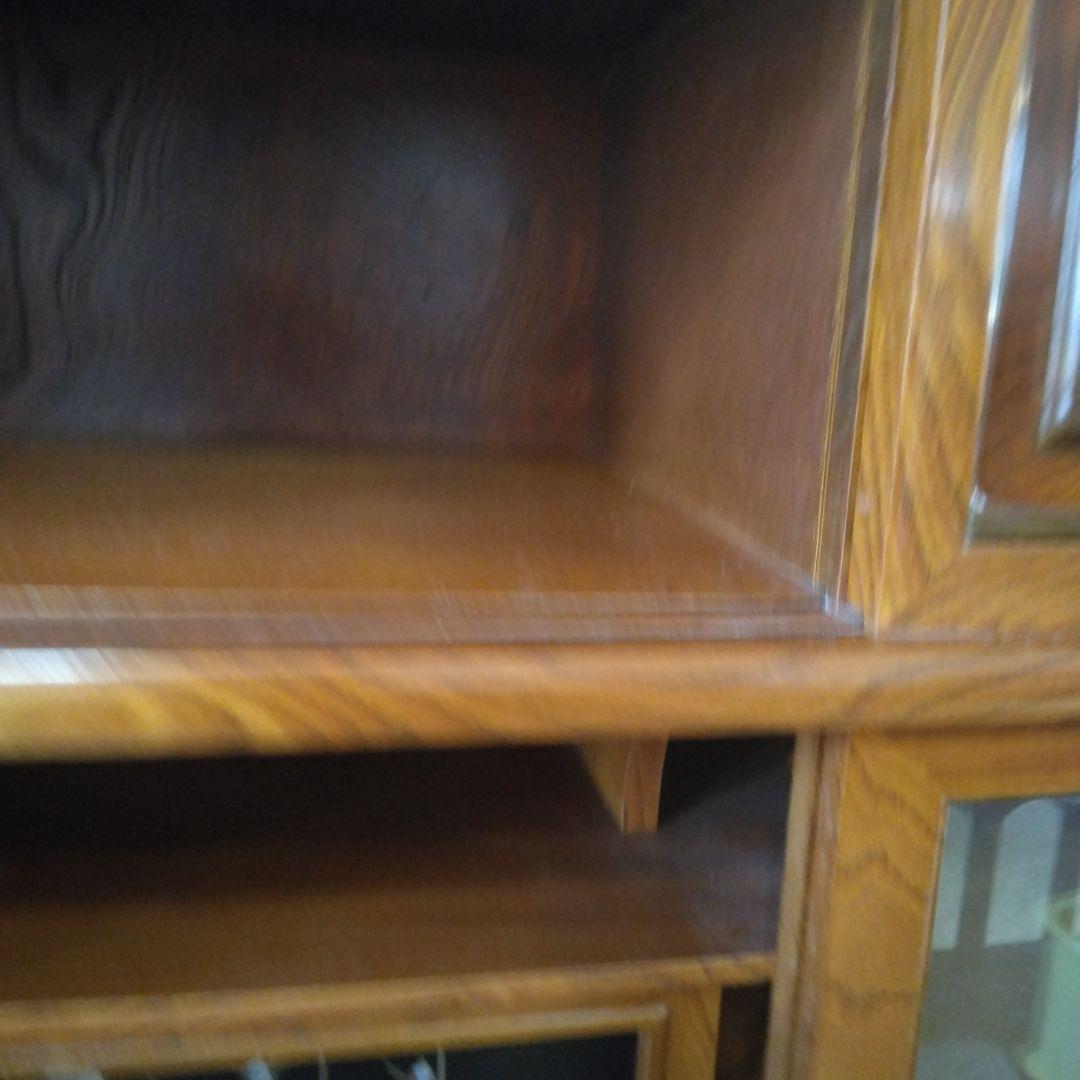 茶箪笥 ガラス扉付き 収納家具