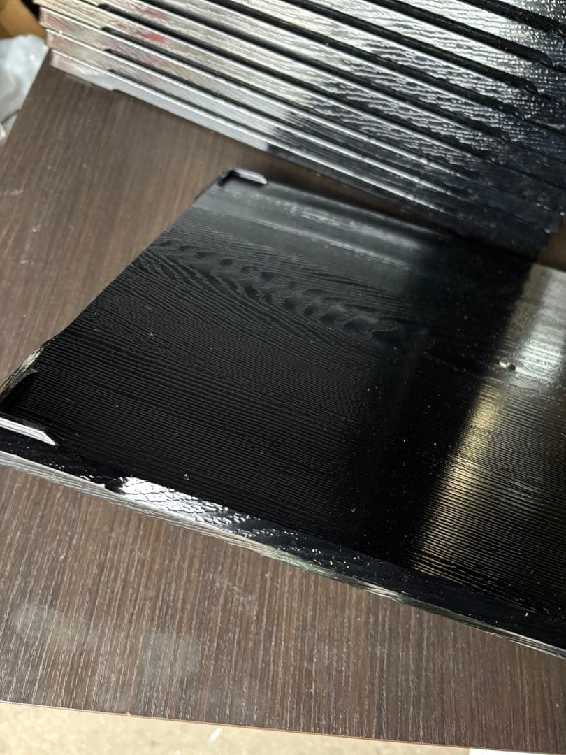 業務用　木目調　黒色　お盆　トレー　中古　26枚セット