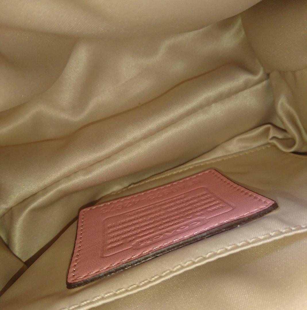 coach✨アクセサリーポーチ キャンバスタトゥー 花柄 ワンハンドル