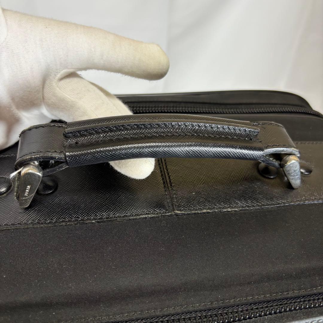 PRADA キャリーケース 三角ロゴ ナイロン キャリーバッグ ビジネス