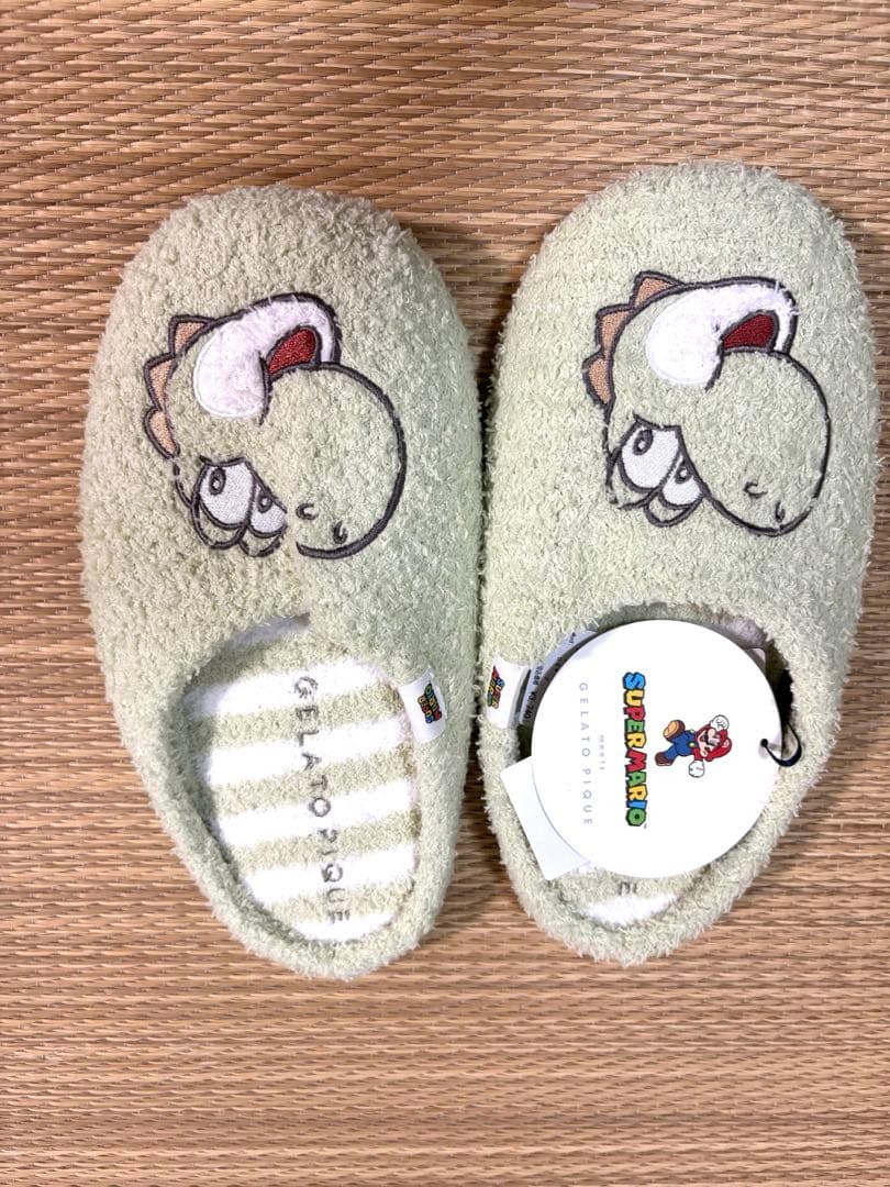 ジェラートピケ　ヨッシー ルームウェア・ルームシューズ・クッションセットおまけ付