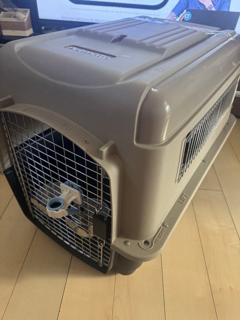 中型犬用キャリーバッグ グレー