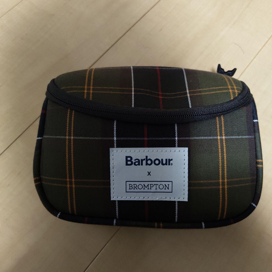 brompton barbour zipポーチ