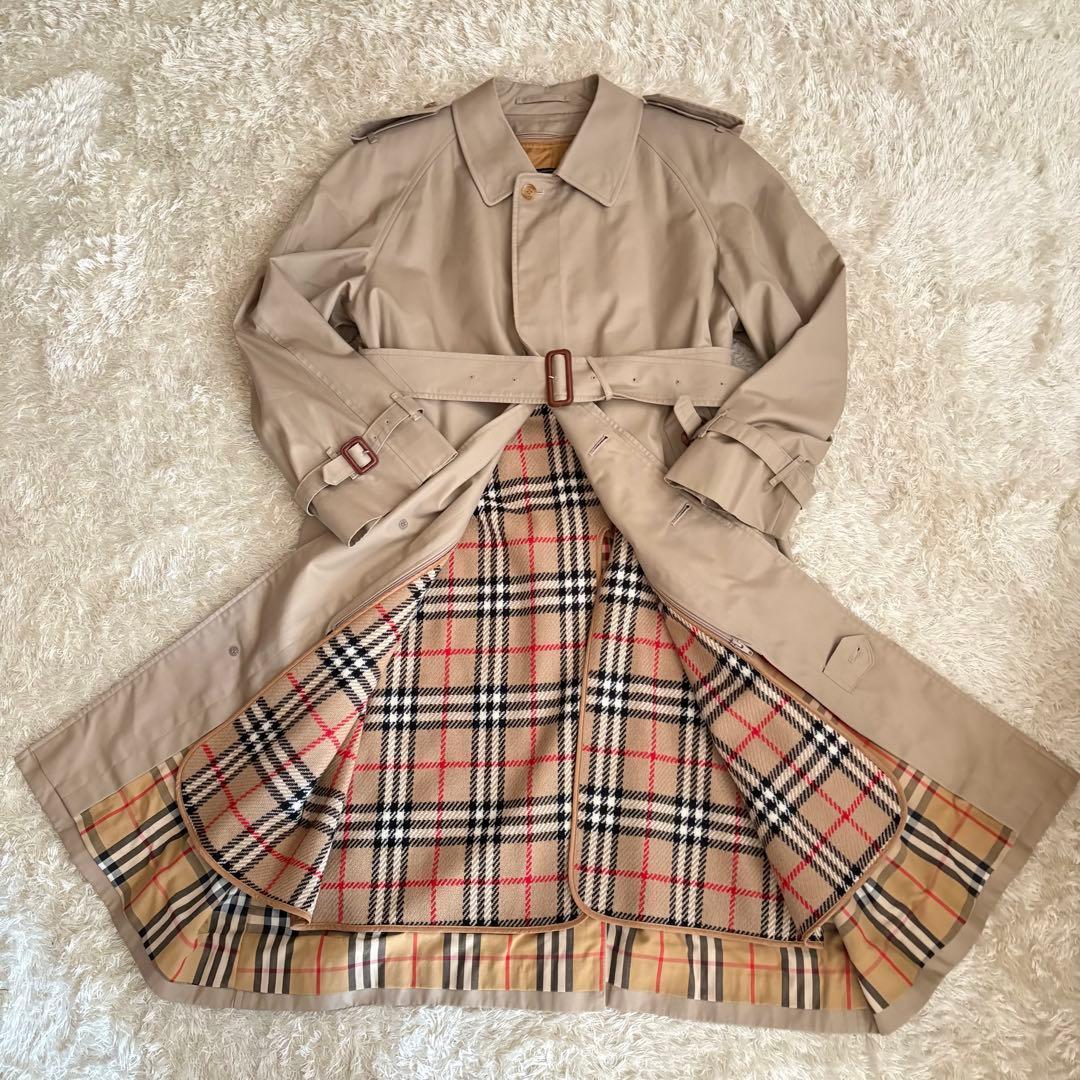 カプリチョーザ　バーバリートレンチコート ベルト　ノバチェック　ライナー