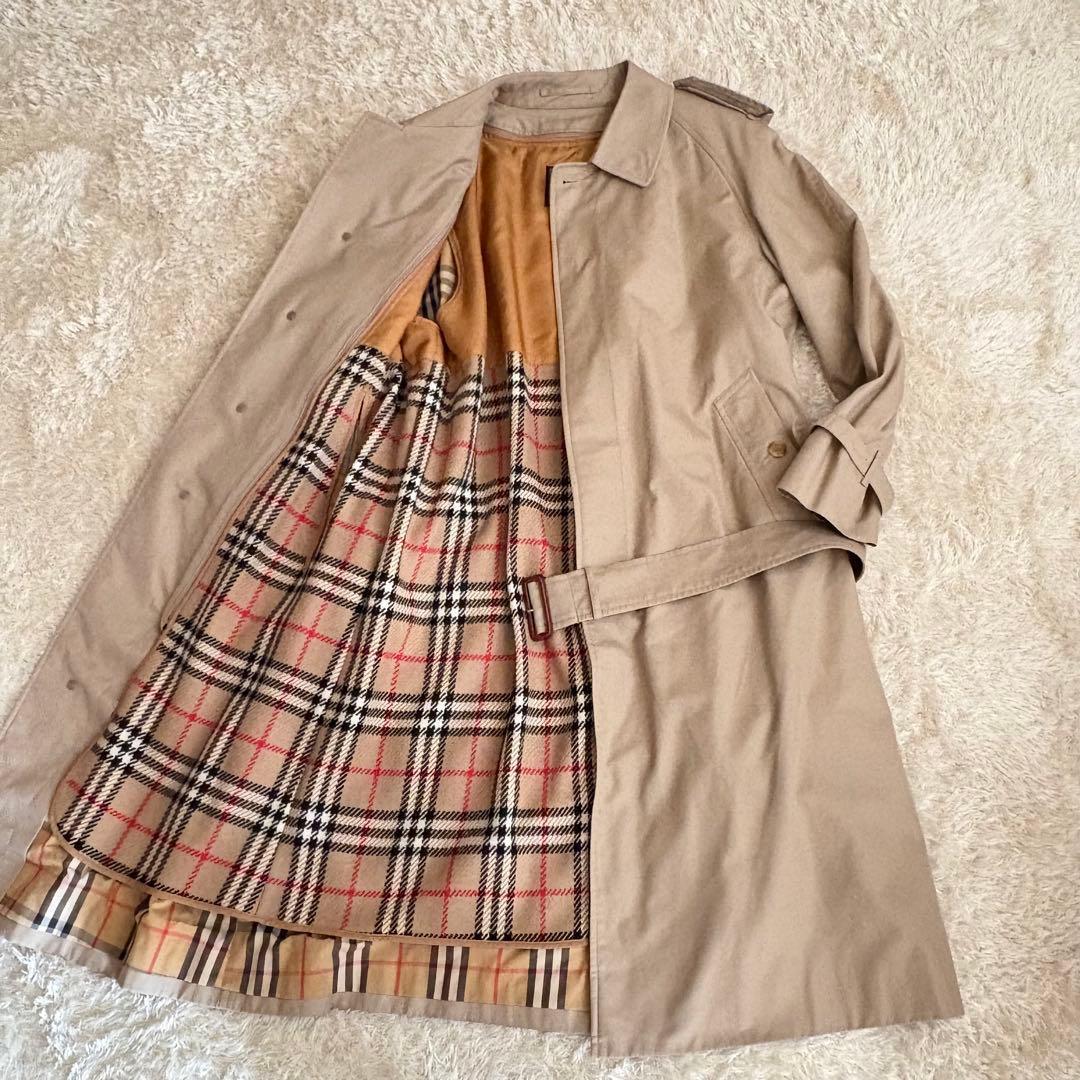 カプリチョーザ　バーバリートレンチコート ベルト　ノバチェック　ライナー