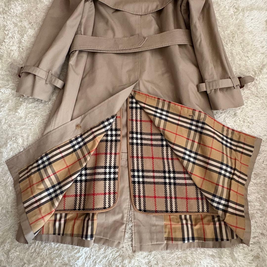 カプリチョーザ　バーバリートレンチコート ベルト　ノバチェック　ライナー