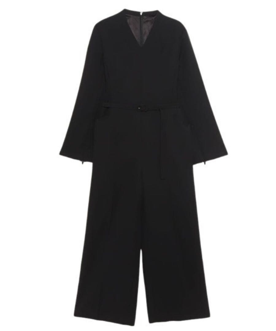 anuans スリットスリーブジャンプスーツ