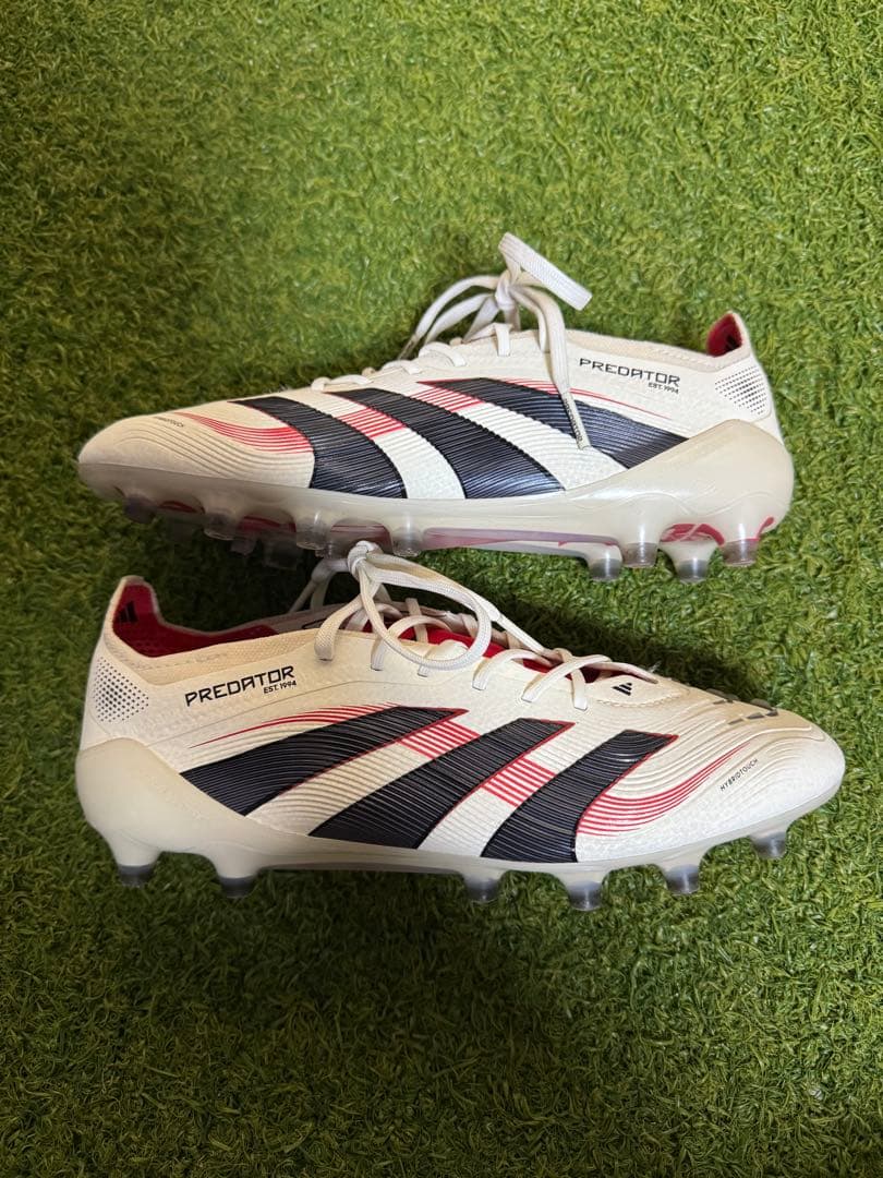 adidas Predator スパイク ホワイト/レッド/ネイビー 24cm