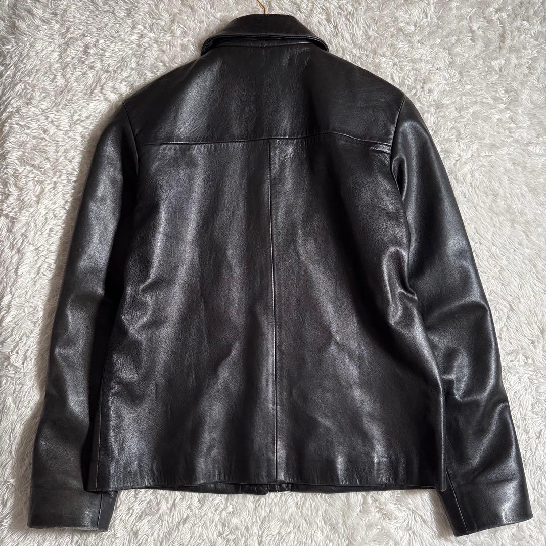 カナダ製 ブルックスブラザーズ レザージャケット ブラック Mサイズ