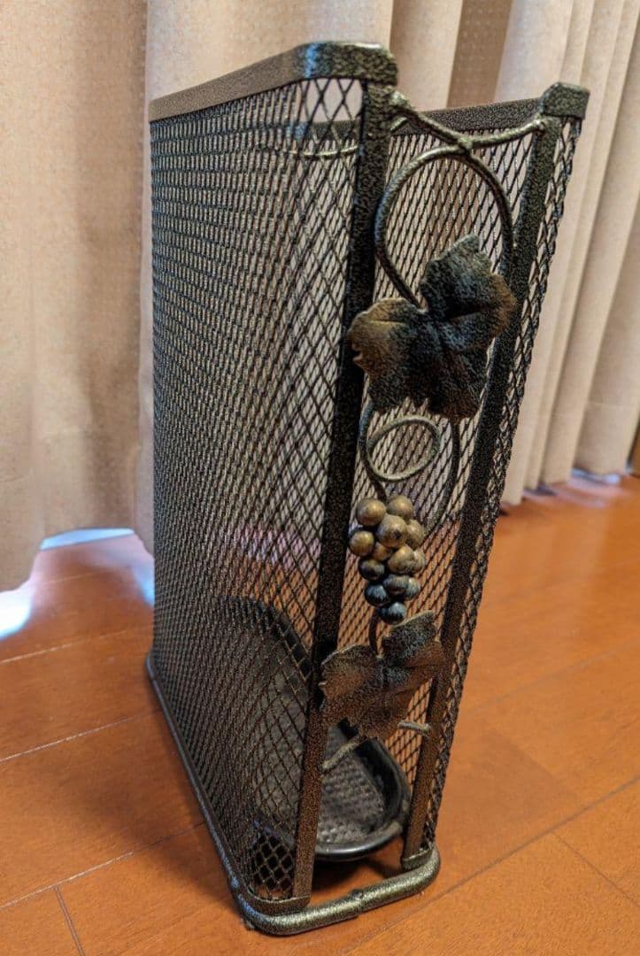 傘立て　アイアン　インテリア　ぶどうモチーフ　葡萄　アンティーク傘立て　レトロ